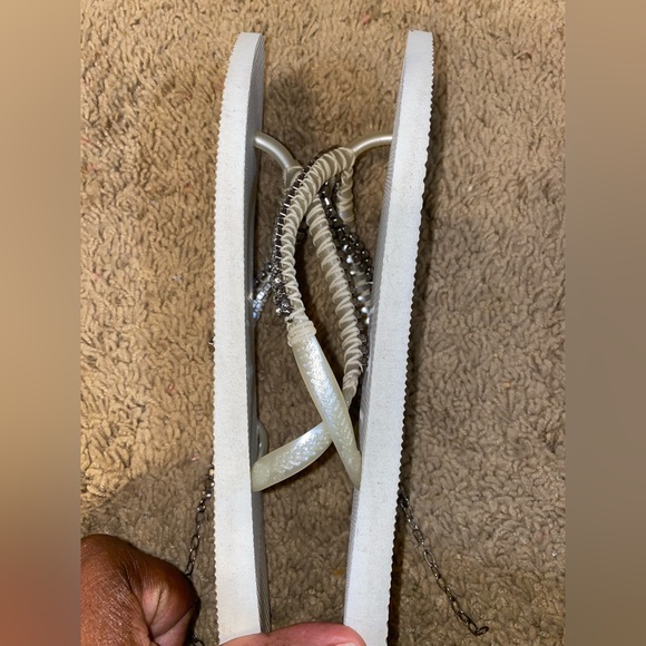 Coravana Double Glam Crystal Flip Flops - Picture 10 of 11